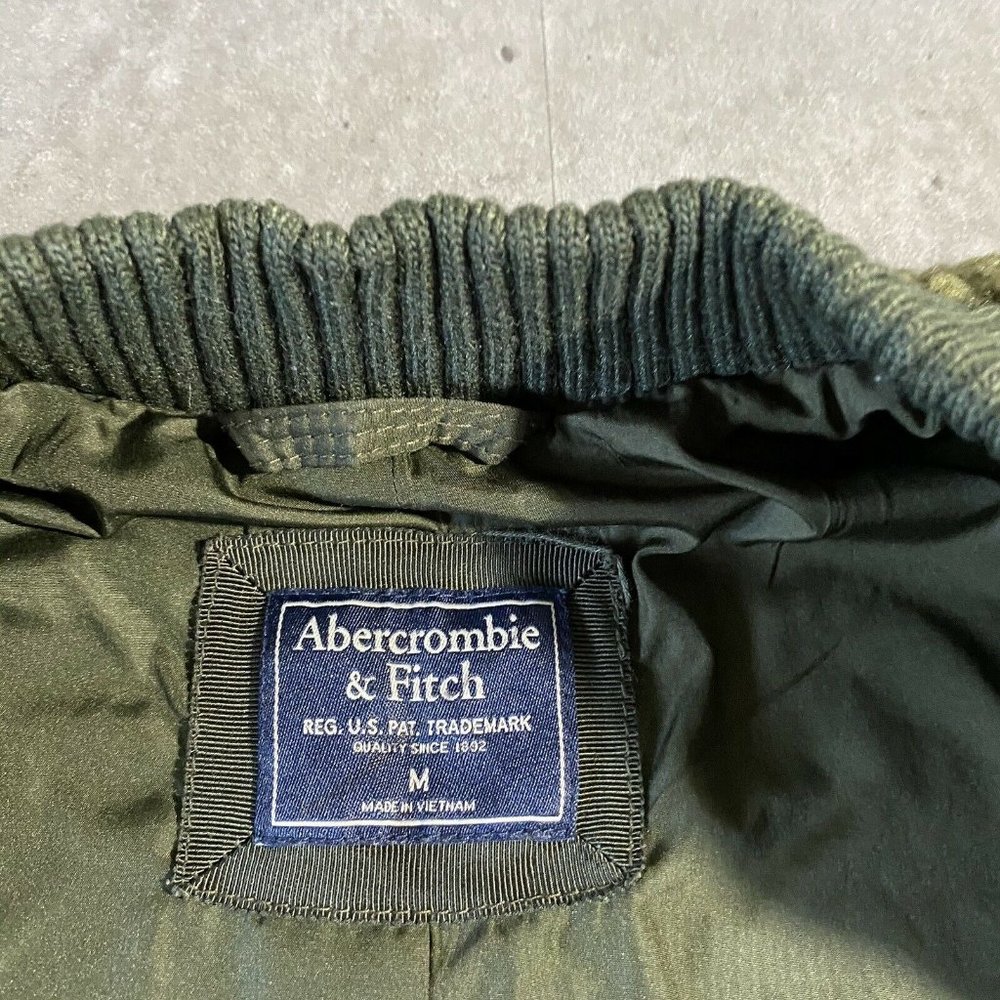Abercrombie & Fitch deep pile Fleece Jacket Medium - Picture 6 of 7